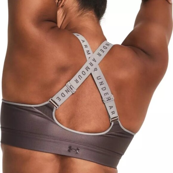 Under Armour Women’s UA Infinity High Zip Sports Bra (Size: XL)(NWT) - Picture 2 of 16